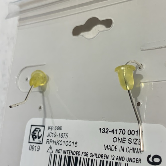 MixIt Silver Tone Hypoallergenic Hammered Tear Drop Pierced Earrings - Picture 8 of 9